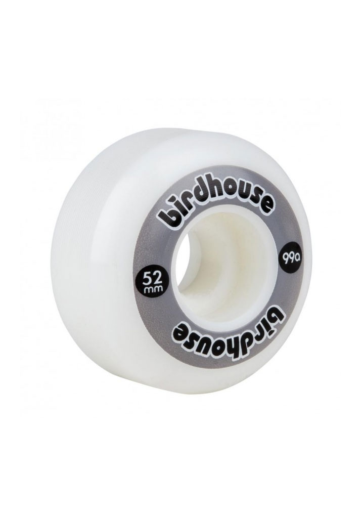 RUOTE SKATE BIRDHOUSE WHEELS LOGO GREY 52mm 99a