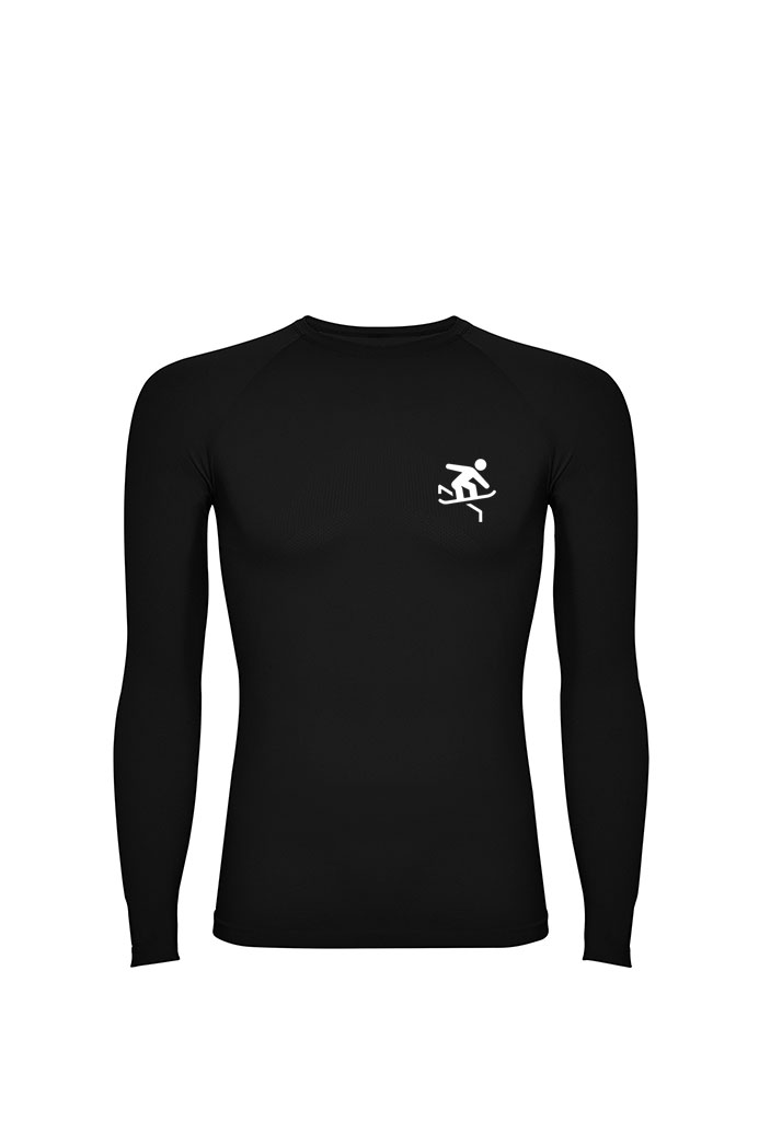 INTIMO TERMICO MINOIA BOARD CO TOP BLACK XS-S (Size XS-S)