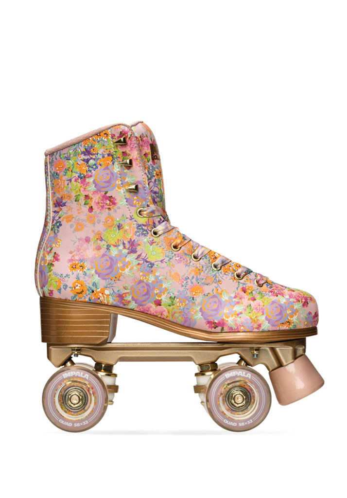 PATTINI IMPALA QUAD SKATE CYNTHIA ROWLEY FLORAL 37 (Size 37)