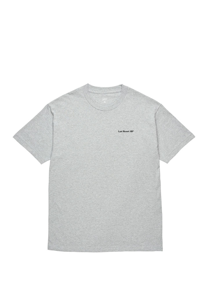 T-SHIRT MANICHE CORTE LAST RESORT HEADSPIN TEE HEATHER GREY M (Size M)