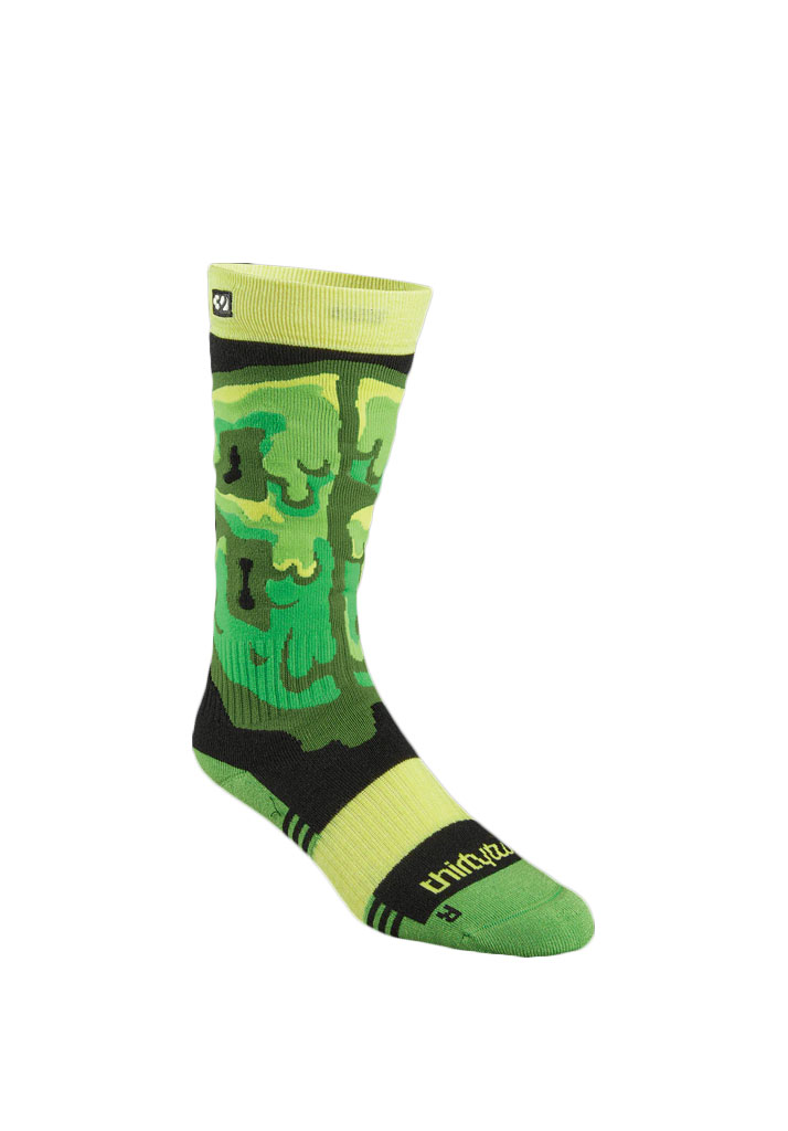 CALZE SNOWBOARD 32 THIRTYTWO DOUBLE SOCK GREEN L-XL (Size L-XL)