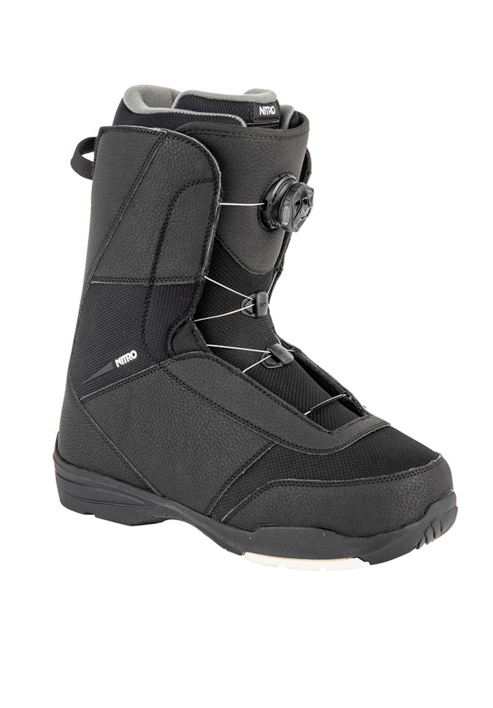 SCARPONI SNOWBOARD NITRO TANGENT BOA 2024 BLACK 48 (Taglia 48)