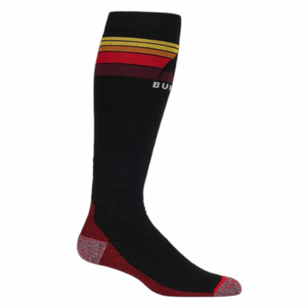 Burton Men's Emblem Midweight Sock (TRUE BLACK, MEDIUM)