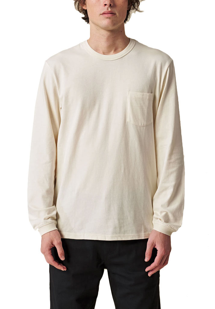 T-SHIRT MANICHE LUNGHE GLOBE EVERY DAMN DAY LS TEE BLEACH FREE M (Size M)