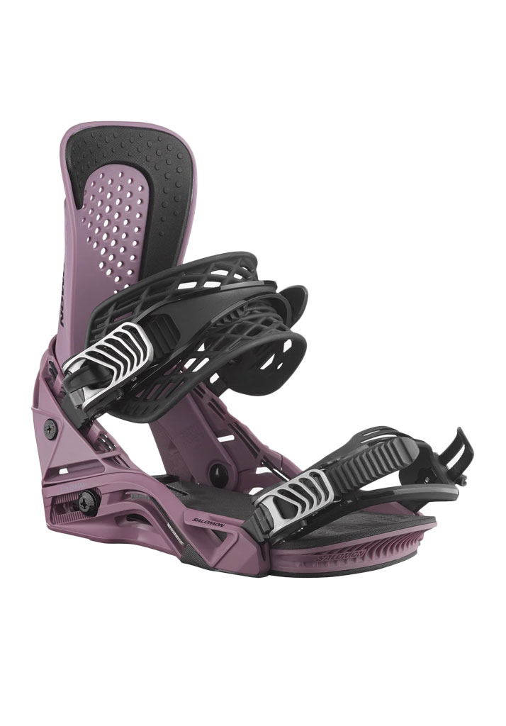 ATTACCHI SNOWBOARD SALOMON HOLOGRAM 2025 GRAPE SHAKE M (Size M)