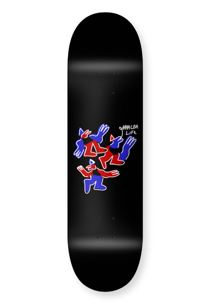TAVOLA SKATE MACBA LIFE LUCAS BEAUFORT FRIENDS BOARD 8.25" BLACK ROYAL U