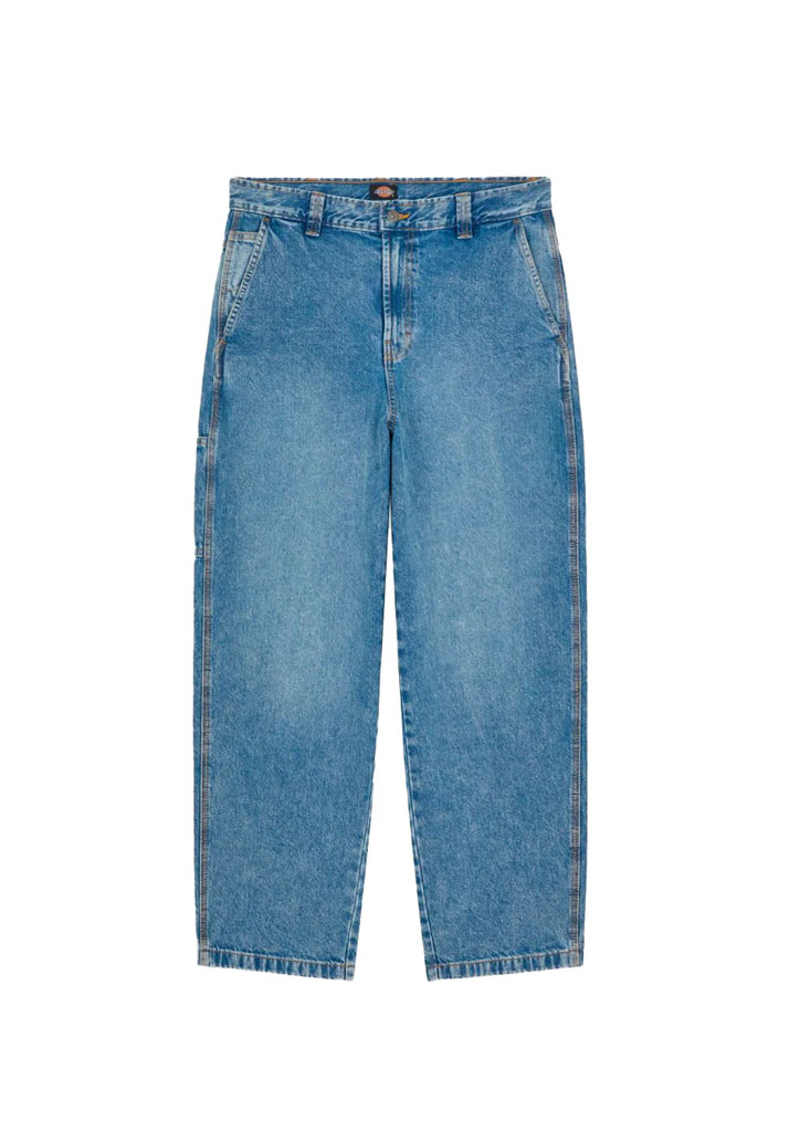 JEANS DICKIES MADISON BAGGY FIT DENIM RINSED FADE 30X32 (Size 30x32)