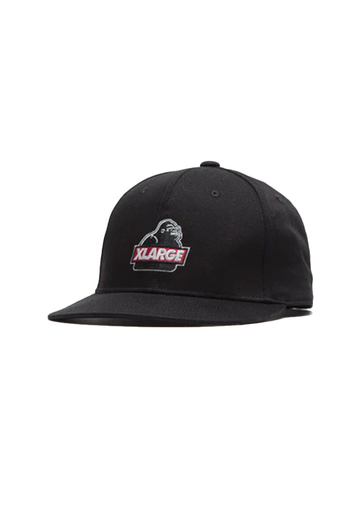 CAPPELLO X-LARGE SLANTED OG SNAPBACK CAP BLACK