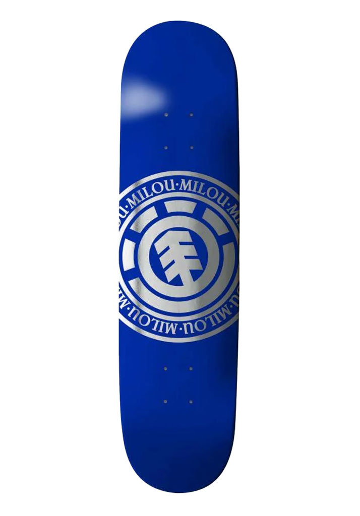 TAVOLA SKATE ELEMENT BLUE MOON VINCENT MILOU 8.25" BLUE CHROME