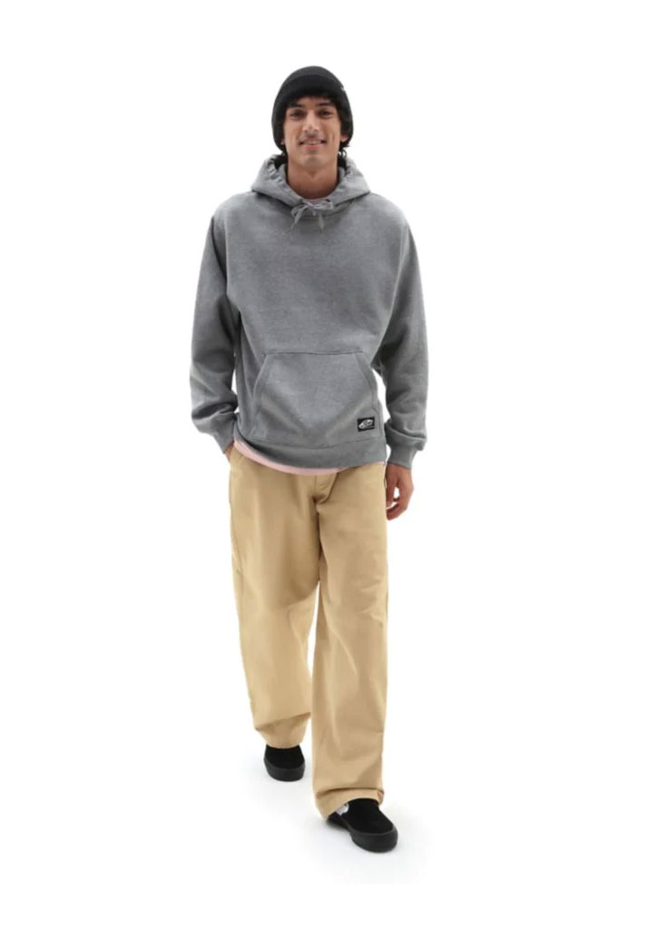 FELPA CAPPUCCIO VANS SKATE CLASSICS PATCH PO CEMENT HEATHER M (Size M)
