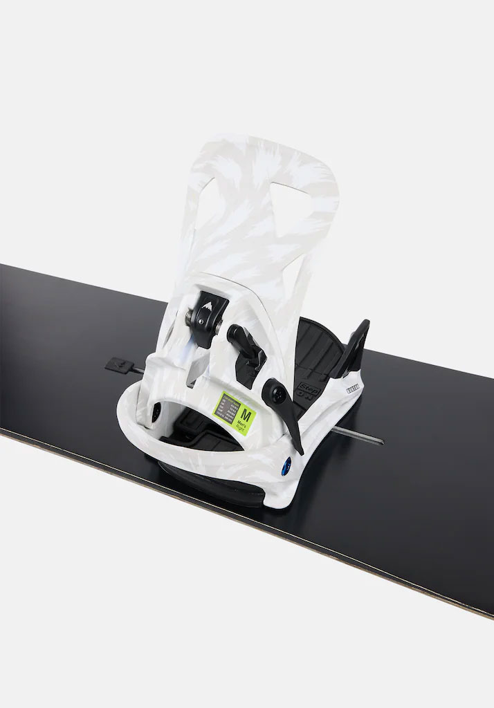 ATTACCHI SNOWBOARD BURTON STEP ON 2025 GRAY WHITE M (Taglia M)
