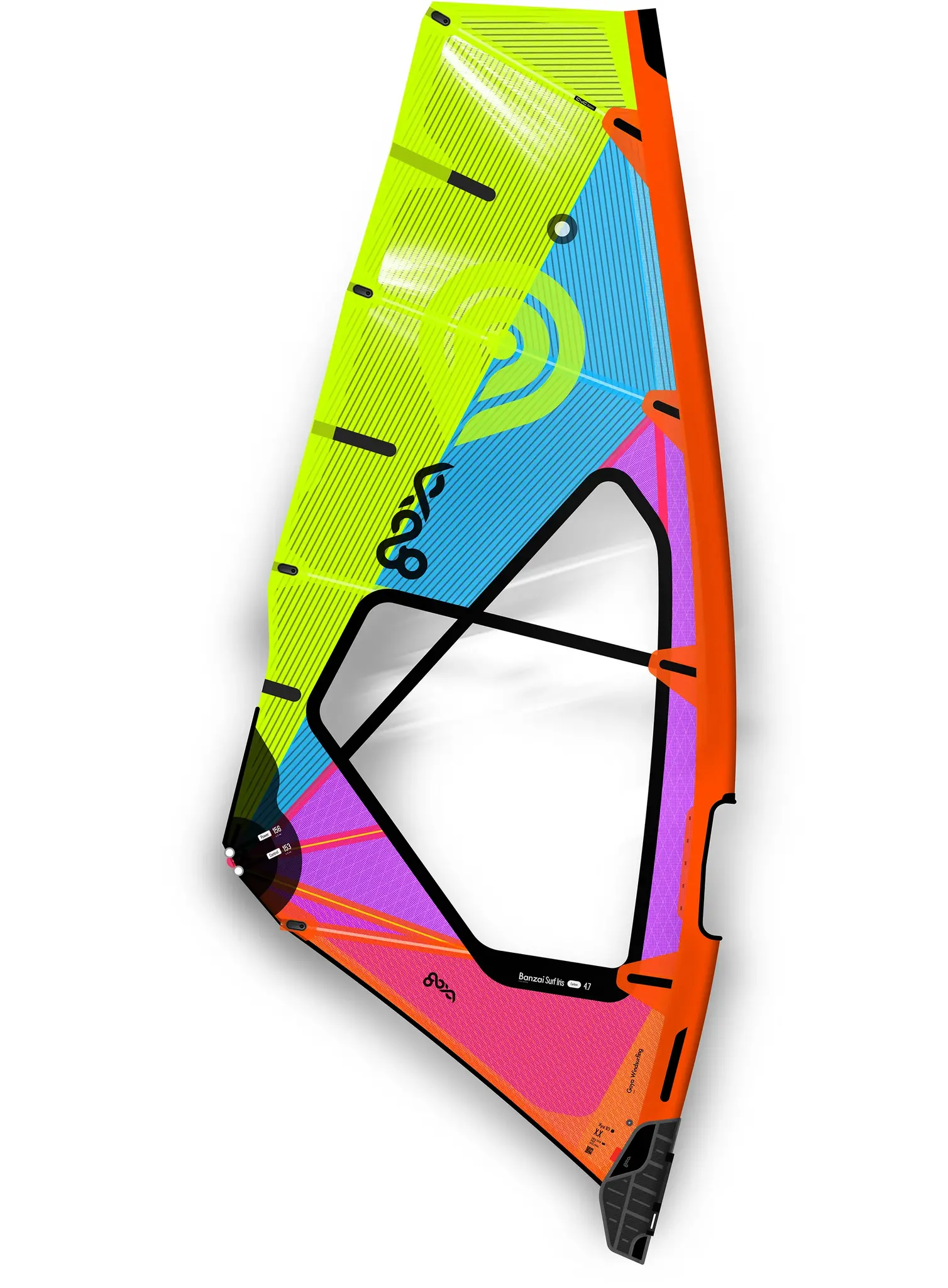 Goya Banzai Surf Iris Carbon - Size : 4.5