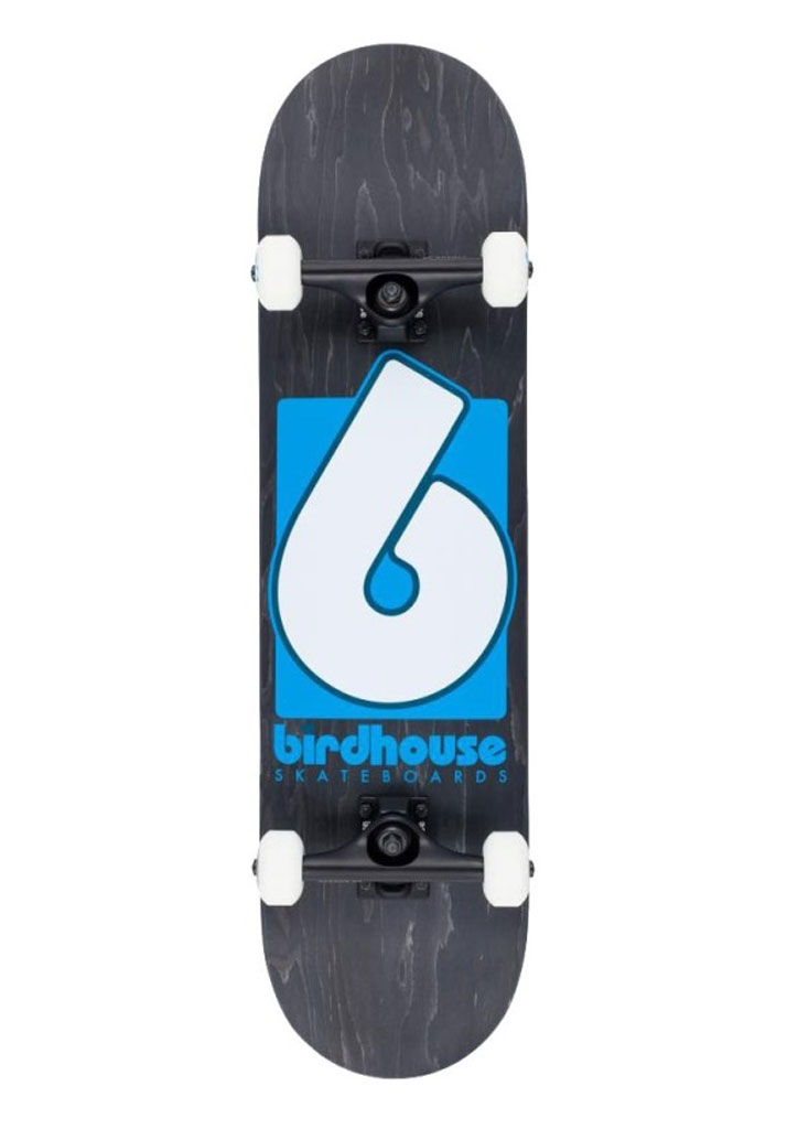SKATE COMPLETO BIRDHOUSE STAGE 3 B LOGO 8.0" BLACK BLUE