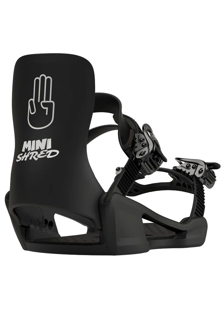 ATTACCHI SNOWBOARD BATALEON MINISHRED BINDING 2025 BLACK XS (Size XS)