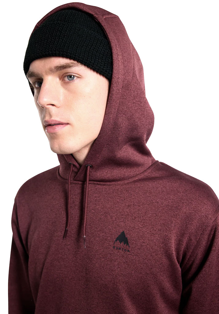 FELPA TERMICA BURTON OAK PULLOVER HOODIE ALMANDINE HEATHER XL (Size XL)