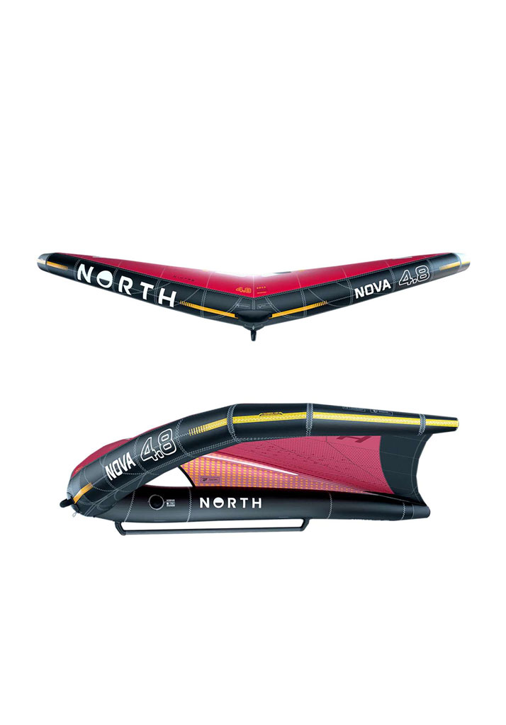 VELA WING NORTH KITEBOARDING NOVA WING 2025 310 RUBINE RED 3,5m (Size 3,5m)