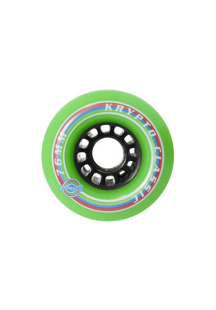 RUOTE LONGBOARD KRYPTONICS CLASSIC K GREEN 76mm 80A U