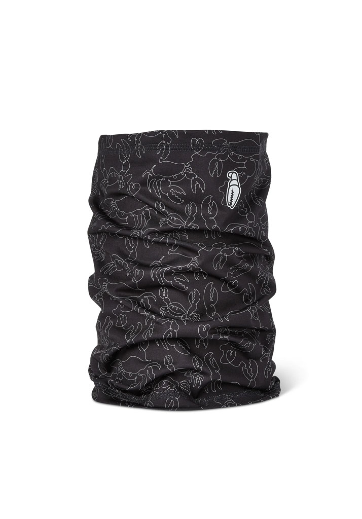 SCALDACOLLO E PASSAMONTAGNA CRAB GRAB CLASSIC NECK TUBE CRAB DOODLE BLACK U