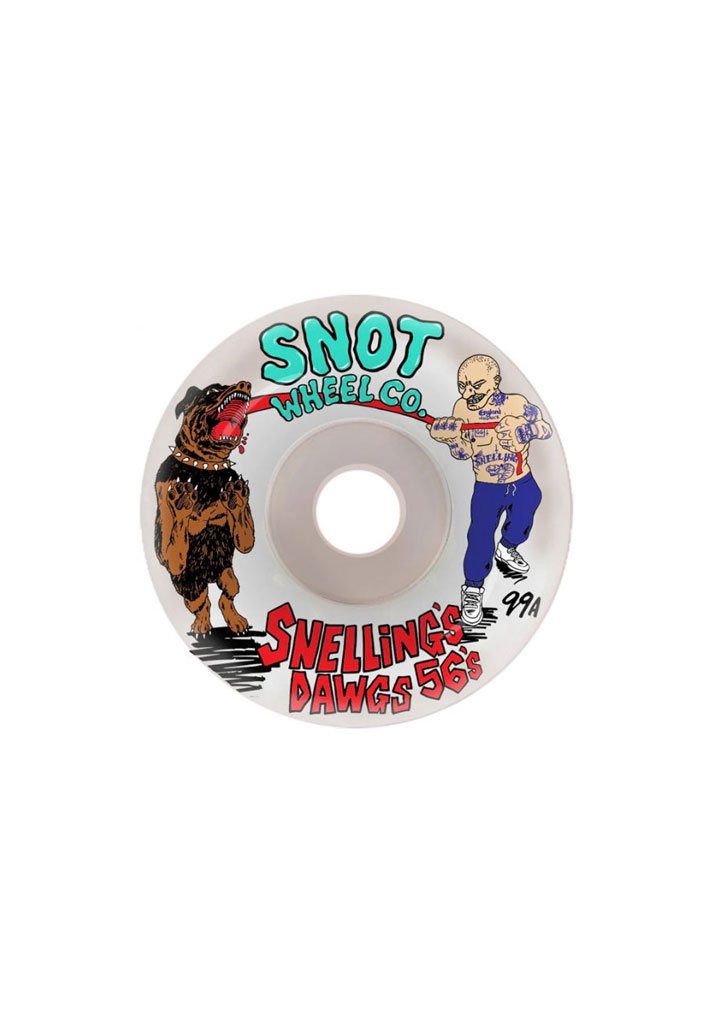 RUOTE SKATE SNOT WHEELS SNELLING DOGS 56MM 99A
