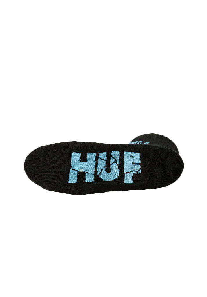 CALZE HUF OUT FOR THE SEASON CREW SOCK BLACK
