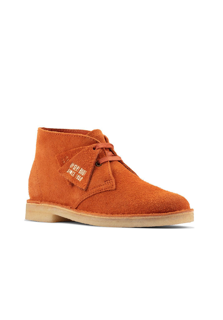 SCARPE CASUAL CLARKS DESERT BOOT GINGER 41 1/2 (Taglia 41 1/2)