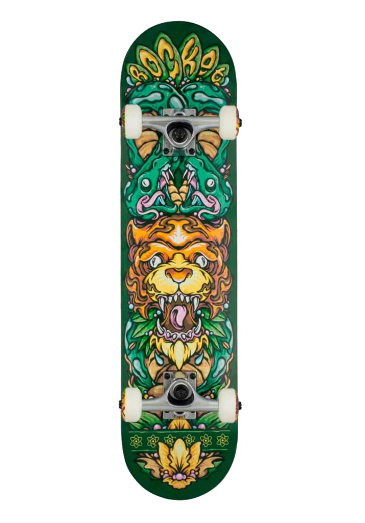 SKATE COMPLETO ROCKET COMPLETE WILD PILE-UP GREEN 7.5" U