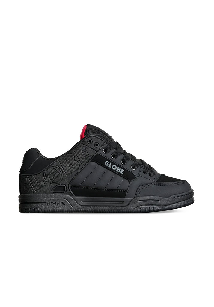 SCARPE SKATE GLOBE TILT BLACK RED TARTAN 44 (Size 44)