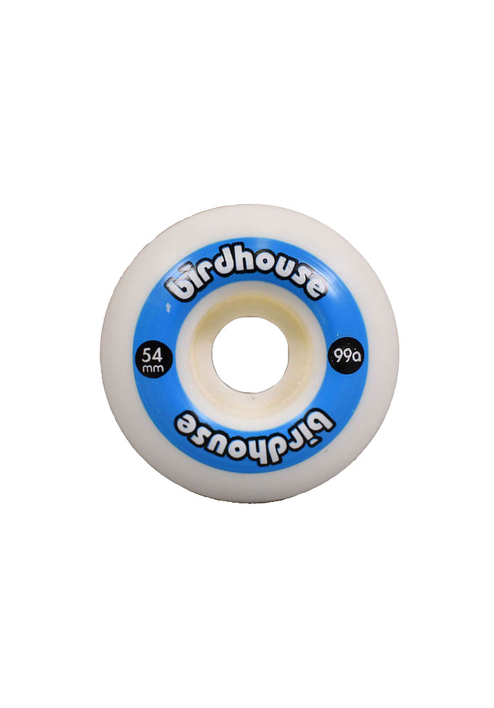 RUOTE SKATE BIRDHOUSE WHEELS LOGO BLUE 54mm 99a