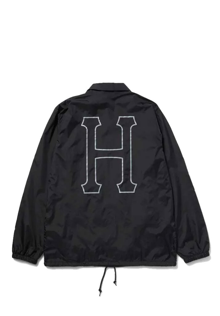GIACCA HUF SET H COACHES JACKET BLACK S (Size S)