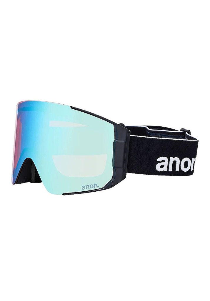 MASCHERA SNOWBOARD ANON SYNC + BL + MFI FACE MASK - BLACK PERCEIVE VARIABLE BLUE