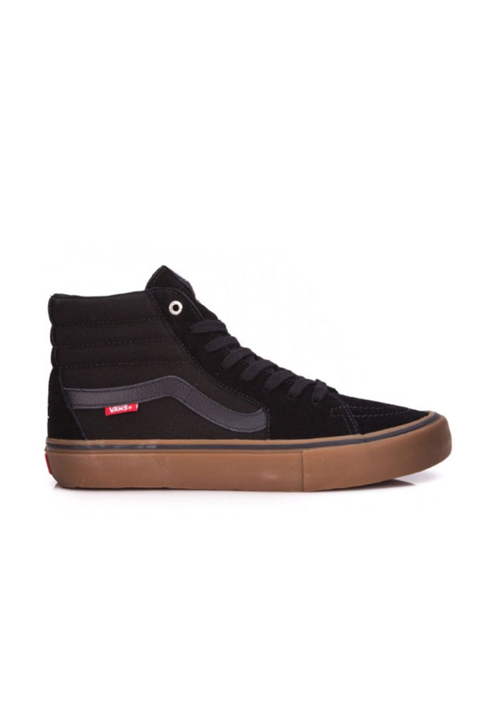 SCARPE SKATE VANS SK8-HI PRO BLACK GUM 38 1/2 (Taglia 38 1/2)