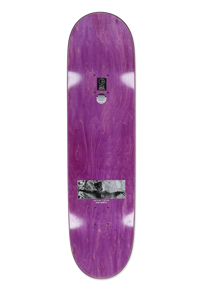 TAVOLA SKATE POLAR SKATE CO. SO BORED JAMIE PLATT 8.5" BLACK