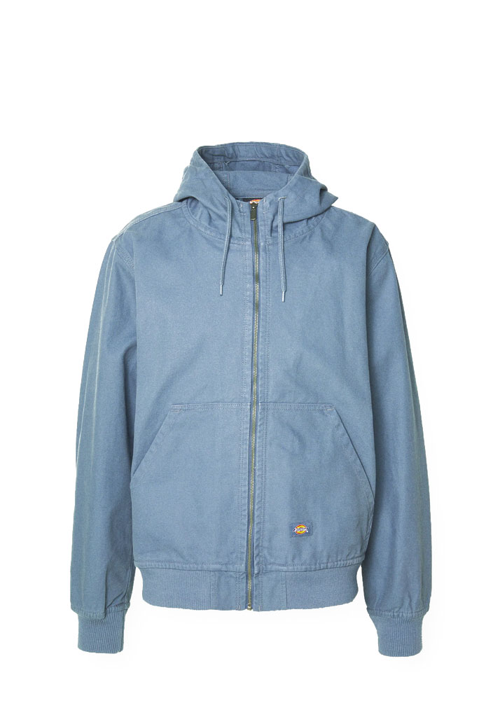 GIACCA DICKIES DUCK CANVAS HOODED UNLINED JACKET STORMY WEATHER S (Size S)