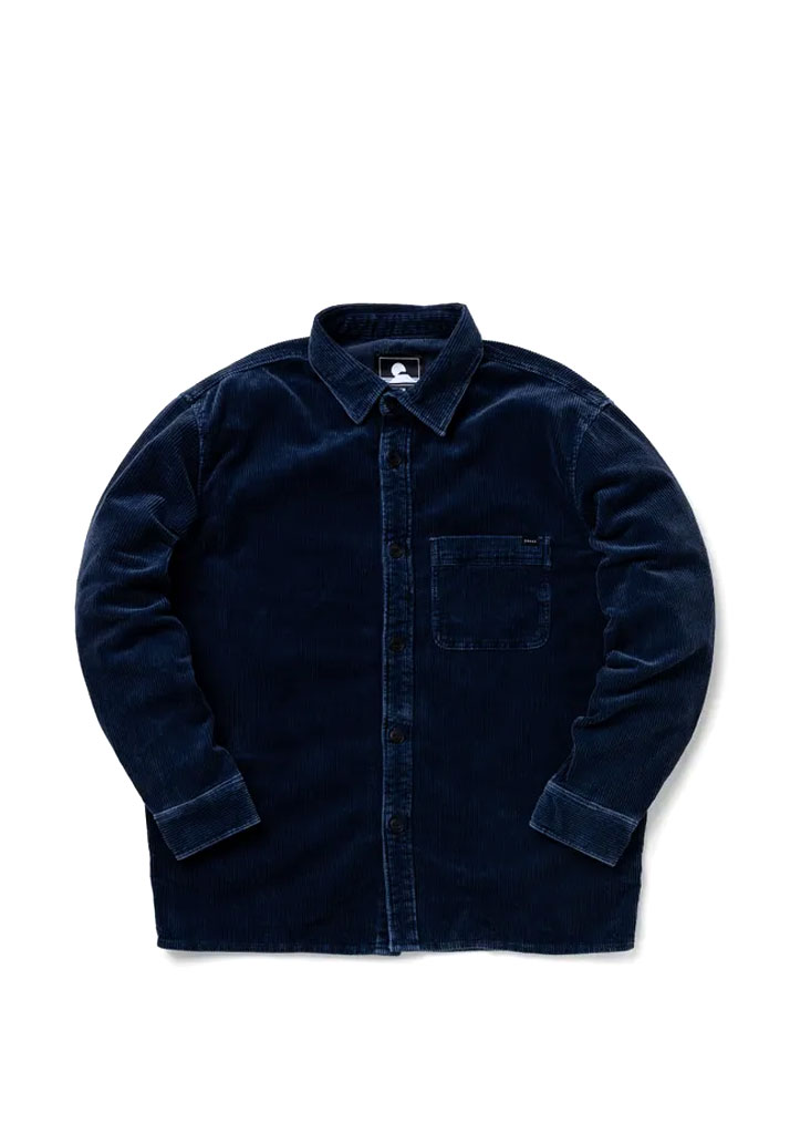 CAMICIA MANICHE LUNGHE EDWIN ANDER SHIRT 625 BERING SEA S (Taglia S)