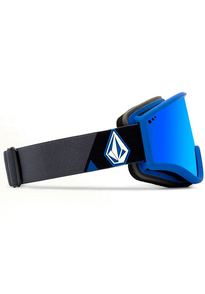 MASCHERA SNOWBOARD VOLCOM YAE BLUE DARK GREY BLUE CHROME + BL U
