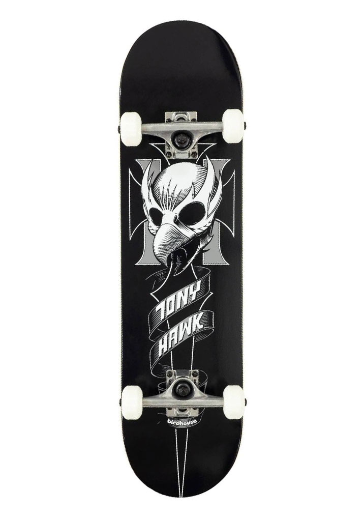 SKATE COMPLETO BIRDHOUSE COMPLETE STAGE 1 HAWK CREST 8.0" BLACK