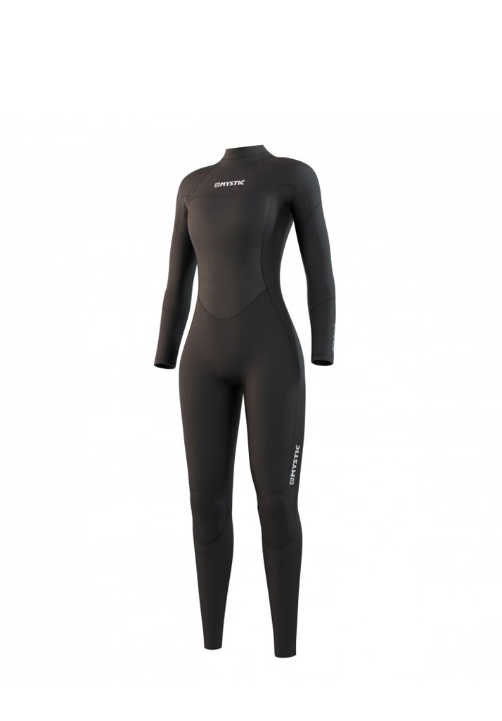 MUTA NEOPRENE MYSTIC STAR FULLSUIT 5/3MM BZIP WOMEN 900 BLACK XS (Size XS)