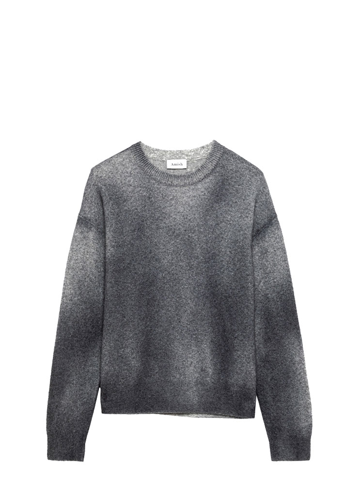 MAGLIONE AMISH SPRAY TEXTURE GREY S (Size S)