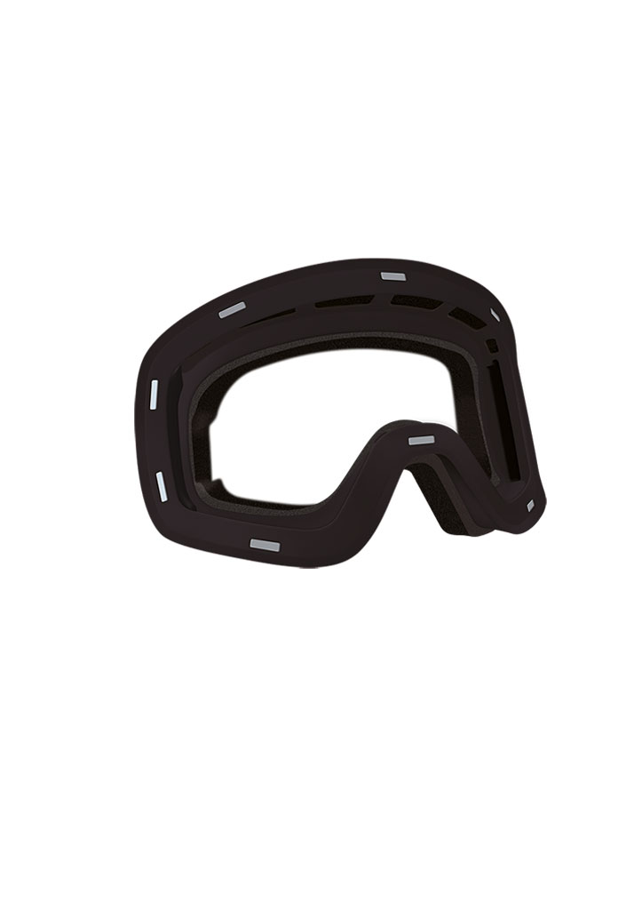 MASCHERA SNOWBOARD APHEX VIRGO MATT BLACK (SENZA STRAP) REVO GOLD U