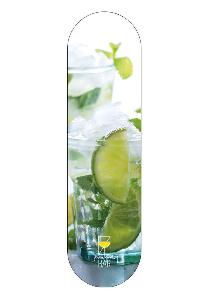 TAVOLA SKATE PLAZA BOARDS MOJITO 8.0" BAR SERIES