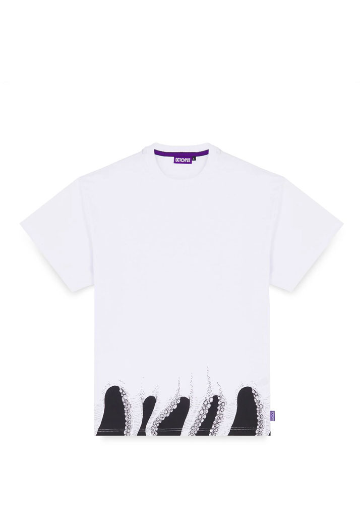 T-SHIRT MANICHE CORTE OCTOPUS LOWER TEE WHITE M (Size M)