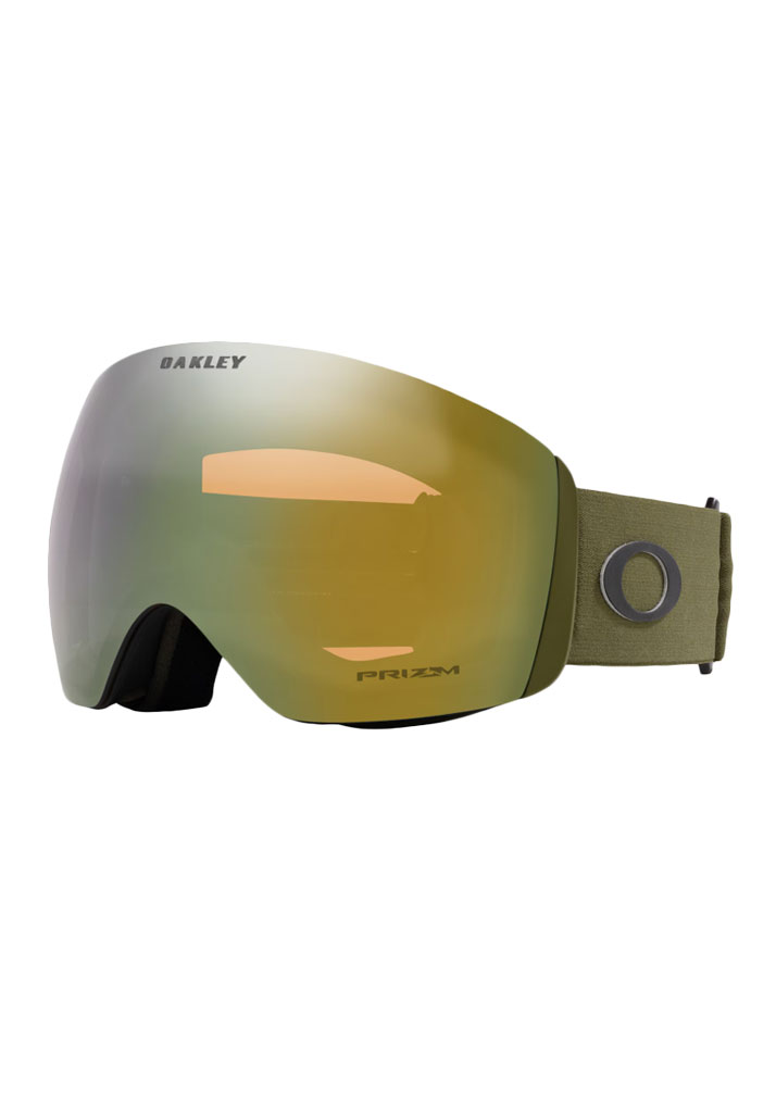 MASCHERA SNOWBOARD OAKLEY FLIGHT DECK L MATTE DARK BRUSH PRIZM SAGE GOLD IRIDIUM U