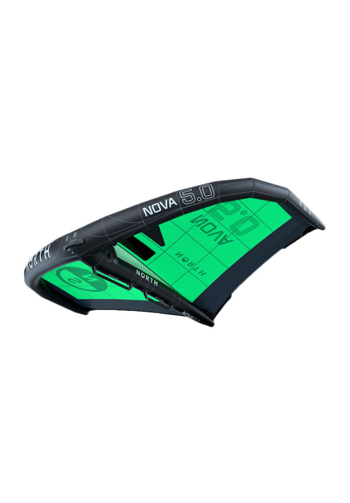 VELA WING NORTH KITEBOARDING NOVA WING 2024 629 MARINE GREEN 5m (Size 5m)