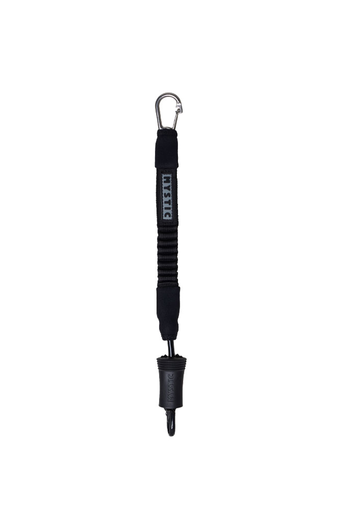 LEASH KITE MYSTIC KITE SAFETY LEASH SHORT 990 BLACK GREY