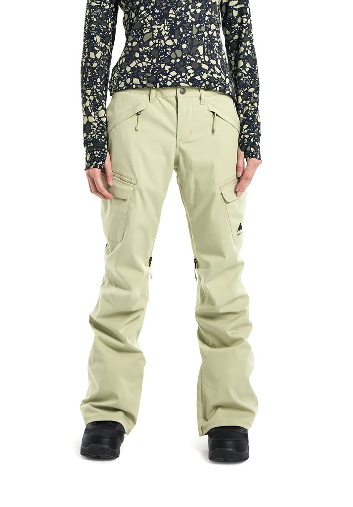 PANTALONI SNOWBOARD BURTON GLORIA STRETCH 2L PANTS MUSHROOM L (Size L)