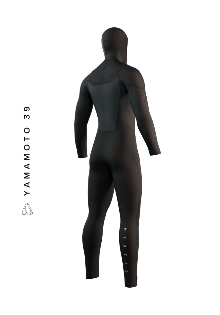 MUTA NEOPRENE MYSTIC VOLTT HOODED FULLSUIT 6/4/3mm FZIP 900 black M (Size M)
