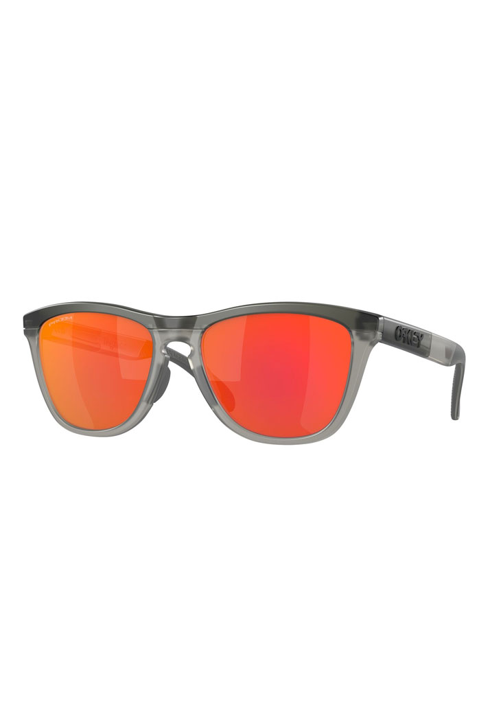 OCCHIALI OAKLEY FROGSKINS RANGE MATTE GREY SMOKE GREY INK PRIZM RUBY U
