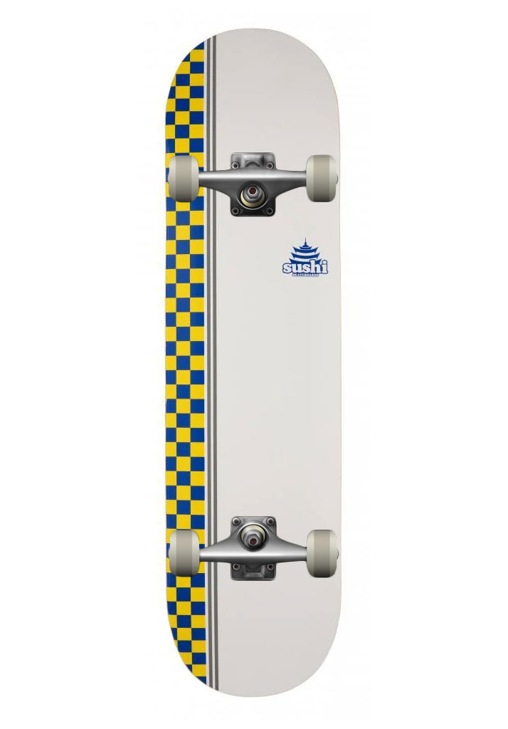 SKATE COMPLETO SUSHI CHECKER LOGO 8.125" U