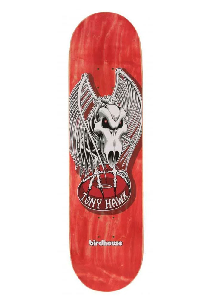 TAVOLA SKATE BIRDHOUSE HAWK FALCON 4 RED 8.25" U