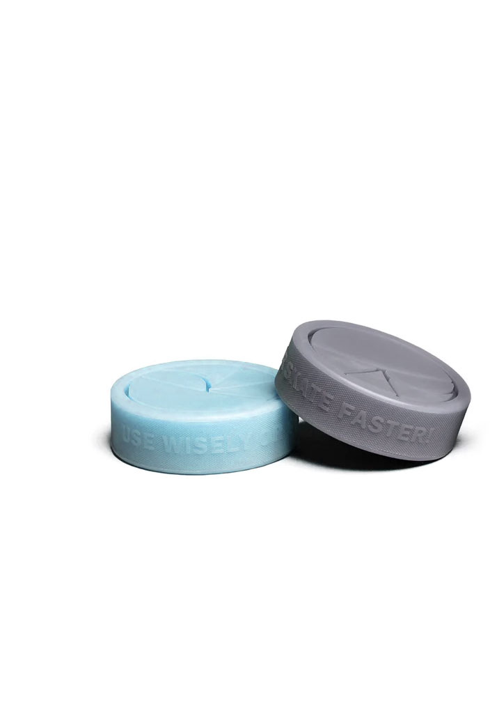 HARDWARE SKATE POLAR SKATE CO. USE WISELY OR SKATE FASTER LIGHT BLUE U